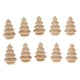 thumbnail image 3 of 5/10 Piezas En Blanco Peg De Madera Cuerpos De Muñecas Formas De Personas árbol De Navidad Pastel Toppe 6 Cm, 3 of 3