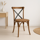thumbnail image 2 of Silla Crossback Madera Rattan - Café Vintage, 2 of 7