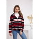 thumbnail image 1 of Polerón Peludo Étnico Otoño Invierno Chaqueta Cierre Mujer 6079, 1 of 6