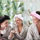thumbnail image 5 of Diademas de belleza para mujer, extra suaves y ultraabsorbentes, cómodas para lavar el maquillaje, la ducha, el cuidado facial, el spa, banda gruesa para el cabello para niñas., 5 of 5