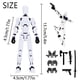thumbnail image 4 of Figura de acción Dumwick Titan 13 Robot 13 Nova 13, juego de 9 piezas, 4 of 8