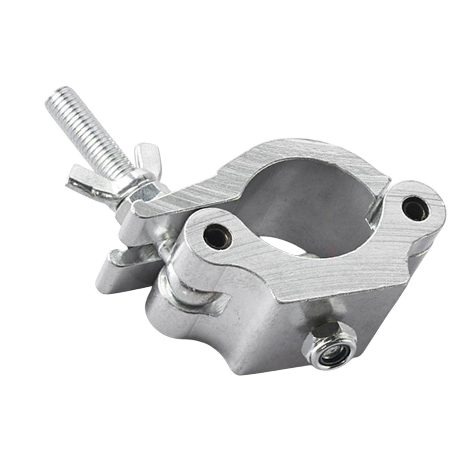 Bothyi - Gancho De Abrazadera Para Iluminación De Escenario Para Dj, Proyector De Iluminación Led, Cabezal Móvil, Plateado, Ancho 5 Cm