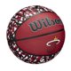 thumbnail image 2 of Baloncesto WILSON NBA Team Graffiti Miami Heat, tamaño 7 (29,5 cm), 2 of 7