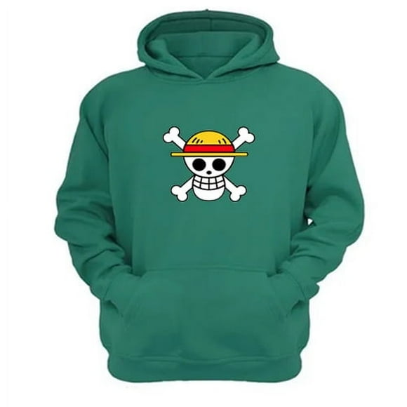 Polerón Canguro One Piece Verde Aguamarina Talla M Unisex