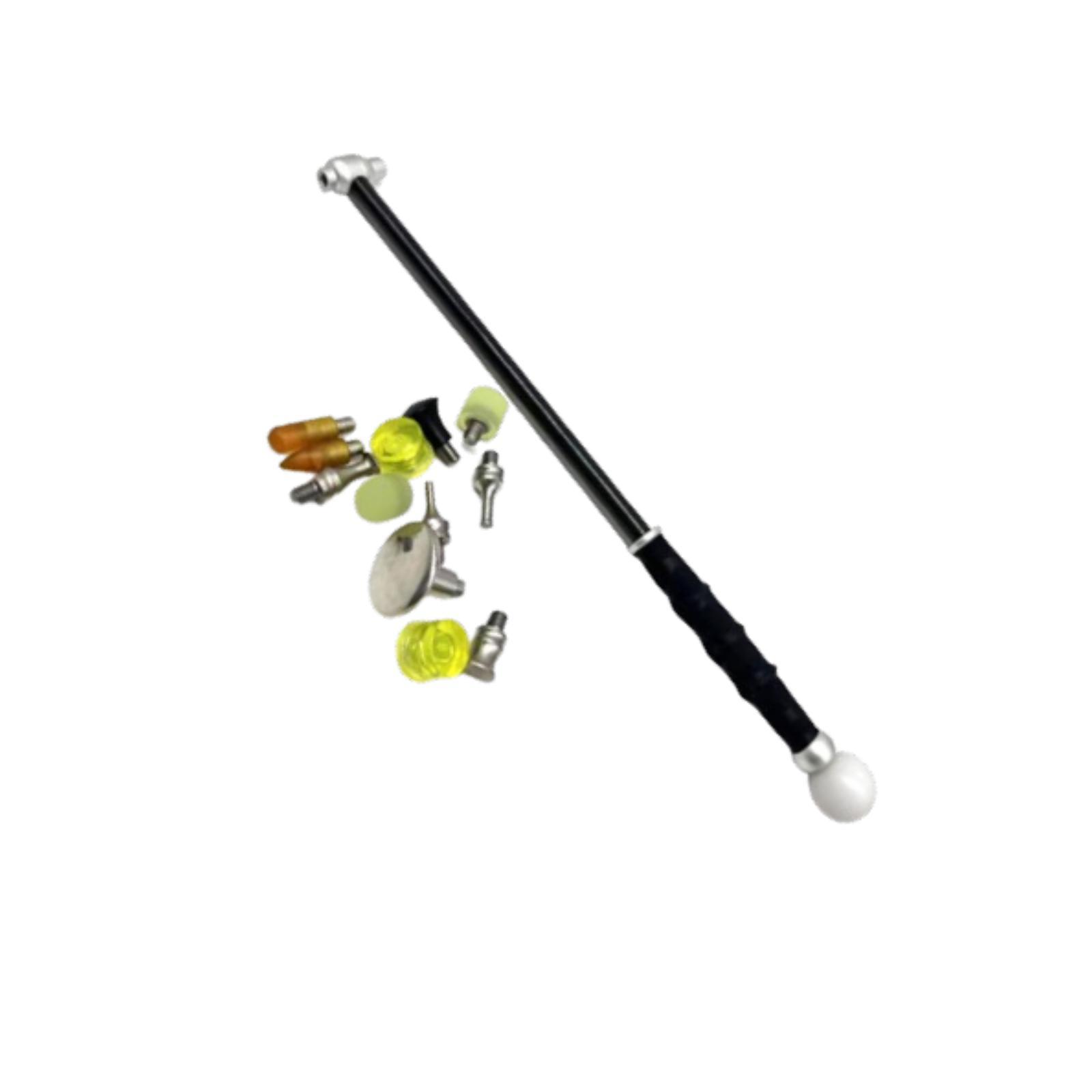 Magideal - Kit De Herramientas De Reparación De Abolladuras De Coche, Herramienta De Eliminación De Abolladuras, Herramienta Manual, Kit De Grifo, Con 12 Puntas,