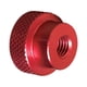 thumbnail image 3 of Tuerca De Pulgar Moleteada De Aluminio CNC Anodizada Buena Sensación De Mano Torque Grande Flat Red, 3 of 5