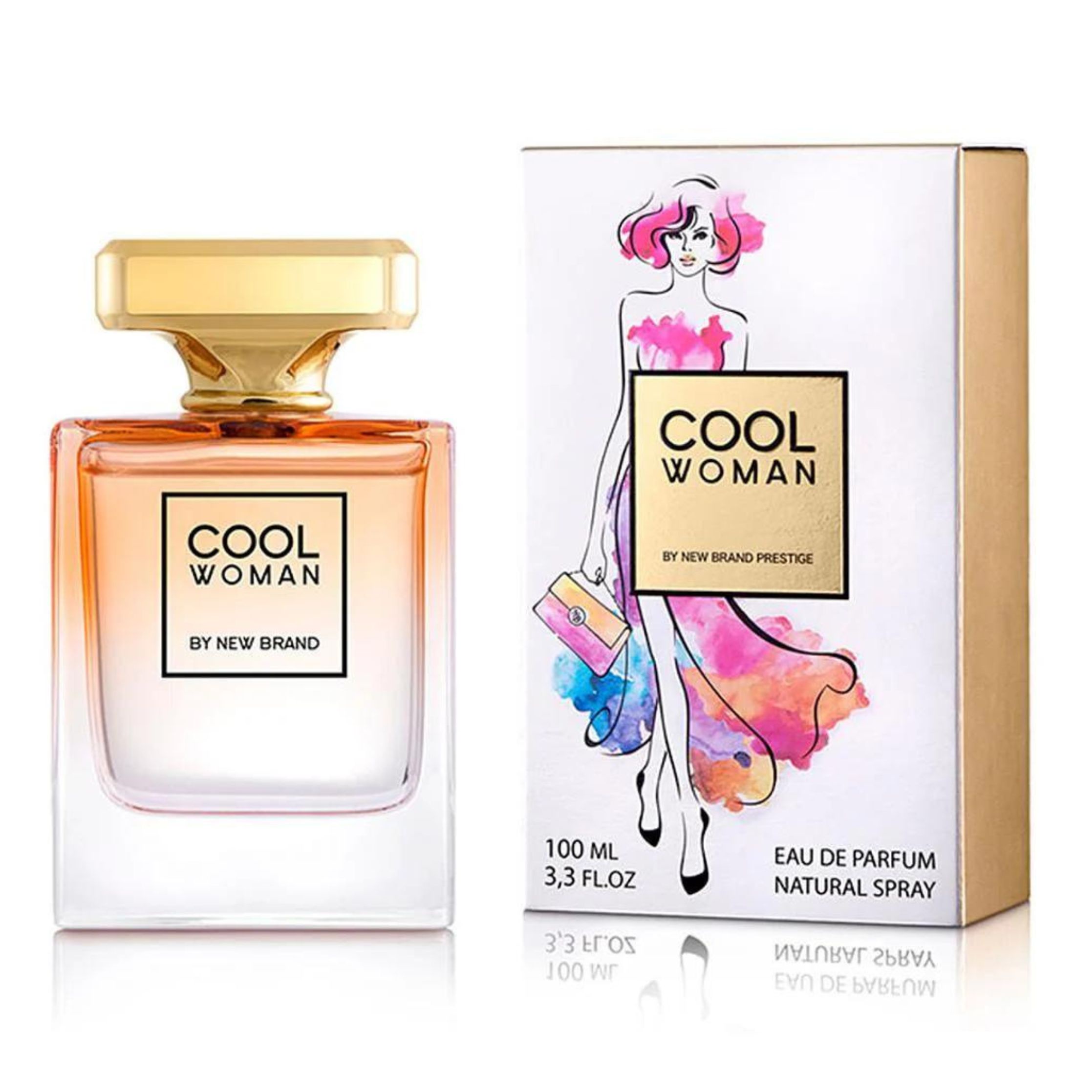New Brand - Prestige Cool Women Edp 100Ml