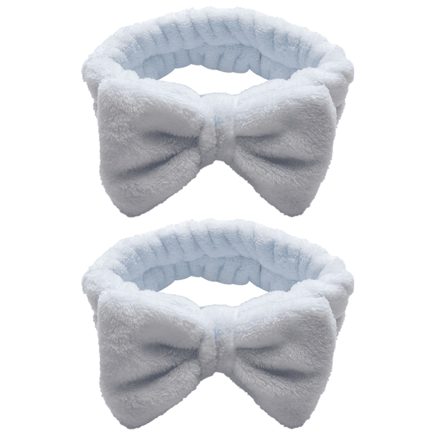 Diademas de belleza para mujer, extra suaves y ultraabsorbentes, cómodas para lavar el maquillaje, la ducha, el cuidado facial, el spa, banda gruesa para el cabello para niñas.