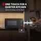 thumbnail image 4 of Horno microondas TOSHIBA MM-EM07PA (BK) 0.7 pies cúbicos 700 W negro, 4 of 9