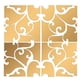 thumbnail image 3 of 32 Unids 3D Espejo Etiqueta De Pared De Acrílico DIY Art Vinyl Decal Decoración Del Hogar Oro, 3 of 5