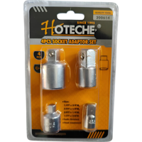 Genérico - Set 4 Adaptadores Para Dados Chicharra 1/4-1/2 Pulg Plateado
