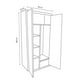 thumbnail image 3 of Closet Armario Ropero Metálico 2 puertas 90x45x180cm Airhouse, 3 of 4