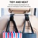 thumbnail image 5 of Ganchos de asiento EldHus para carteras y bolsos, paquete de 2 soportes para monederos de coche, 5 of 7