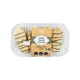 thumbnail image 1 of Galletas Rizadas Sabor Vainilla Con Chocolate Bandeja, 120 g, 1 of 2