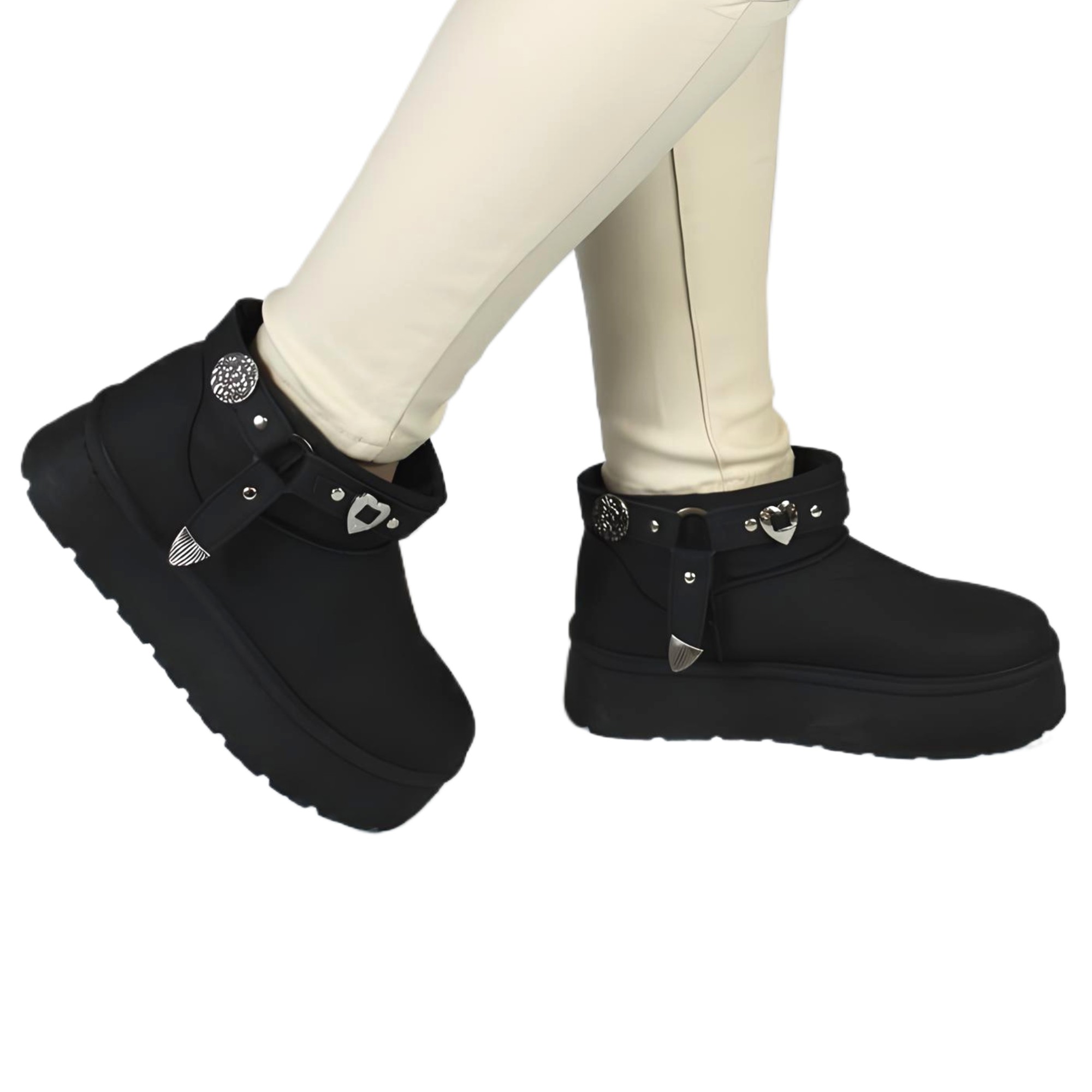 Megabazar Spa - Botin De Mujer 17 Yassne Negro