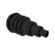 thumbnail image 4 of Bota De Cortafuegos Universal De Caucho Individual Que Se Adapta A Cualquier Vehículo De 45 Mm, Color Negro, 4 of 5