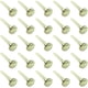 thumbnail image 1 of Sujetadores de papel Clipco, tamaño mediano, 3/4 pulgadas, chapados en latón, paquete de 100, 1 of 4