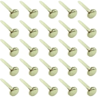 Sujetadores De Papel Clipco, Tamaño Mediano, 3/4 Pulgadas, Chapados En Latón, Paquete De 100