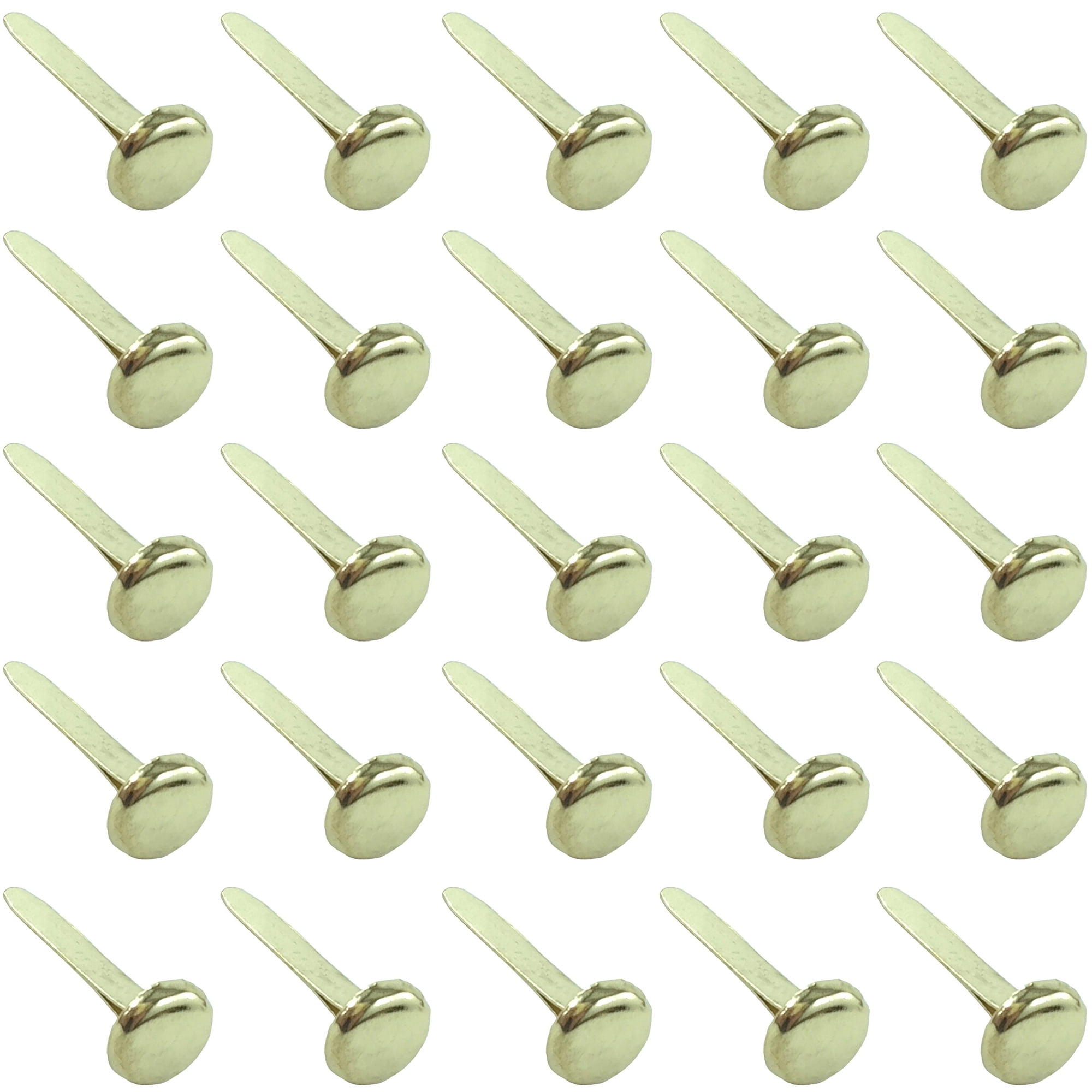 Sujetadores De Papel Clipco, Tamaño Mediano, 3/4 Pulgadas, Chapados En Latón, Paquete De 100