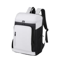Ioensy - Mochila De Tenis A Prueba De Agua Oxford Para Hombres Mujeres Para Viajes Al Aire Libre Travel White