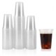 thumbnail image 1 of Vasos de plástico Walasaso 14 oz, paquete de 100, transparentes, desechables, 1 of 7