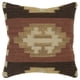 thumbnail image 1 of Funda de Cojín Decorativa Rizzy Home T05986 45x45cm Marrón/Rojo, 1 of 6