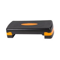 Ioensy - Plataforma De Ejercicios Para Hombres Y Mujeres, Step Aeróbico Para Pesas, Yoga, Cardio, 68 Cm, Color Negro Y Naranja
