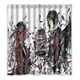 thumbnail image 1 of Cortina de ducha Black Butler, juego de cortinas de baño con ganchos, tamaño 66 x 72 pulgadas, 1 of 3