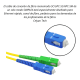 thumbnail image 3 of Cable Patch Cord Fibra Optica 5m Sc/apc-sc/upc 3.0mm, 3 of 3