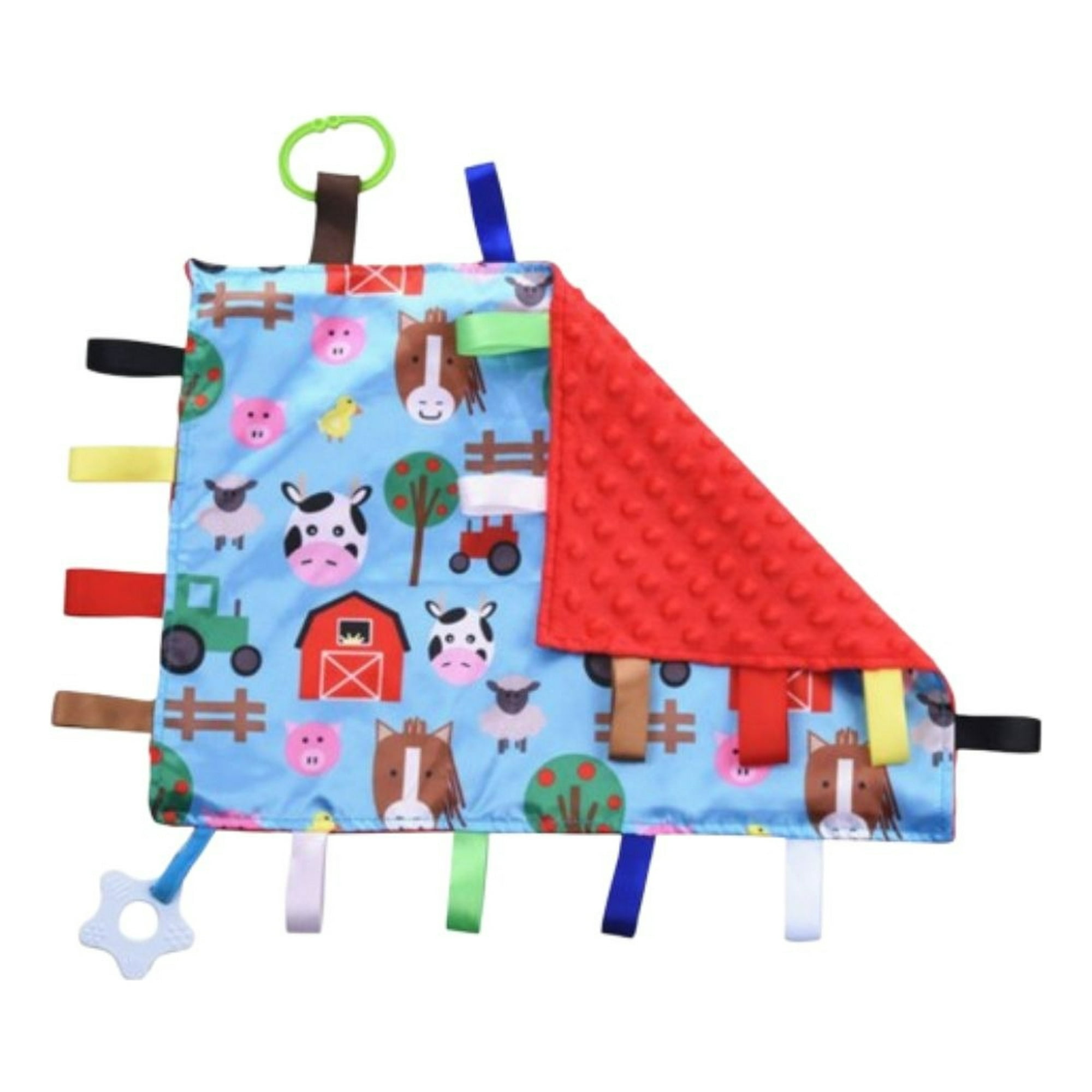 Genérico - Set 2 Mantas De Apego Sensoriales Estimula Juego Bebe Lau