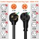 thumbnail image 4 of Cable de extensión para secadora Deeklify 7,6 m 30 A calibre 10/4 negro, 4 of 9