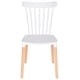 thumbnail image 4 of Silla Windsor 83x46cm Madera y PP Blanco, 4 of 6
