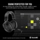 thumbnail image 3 of Auriculares para juegos Corsair HS65 inalámbricos con Bluetooth - Carbon, 3 of 8
