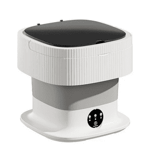 Crusec - Mini Lavadora Portátil 2Kg Por Lavado Automática Gris
