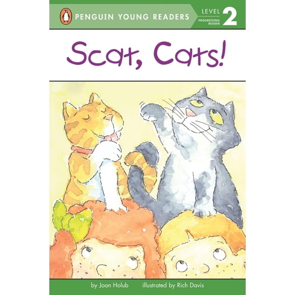 Libro Penguin Scat, Cats! Nivel 2 para jóvenes lectores