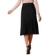 thumbnail image 3 of INSPIRE CHIC Faldas Plisadas para Mujer Cintura Alta Elástica A-Line Suéter de Punto Midi Outfits de Otoño Invierno L Negro, 3 of 6