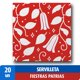 thumbnail image 1 of Servilletas Doble Hoja Style Fiestas Patrias Copihue, 20 Un, 1 of 2