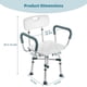 thumbnail image 4 of Silla de ducha giratoria Aidwaygo ajustable 40x62 cm 227 kg, 4 of 8