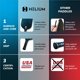 thumbnail image 3 of Juego de 4 palas de pickleball Helium Pro de fibra de carbono ATMOS, 3 of 7