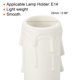 thumbnail image 4 of Uxcell 30x100mm Cubierta de Portalámparas de Vela Base de Candelabro para Candelabro de Estilo Europeo Blanco Paquete de 10, 4 of 6