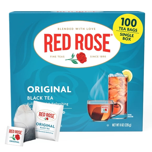 Té negro Red Rose Original 100 bolsitas 226 g