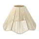 thumbnail image 1 of Cuerda Tocada de lámpara tejida de techo Cubierta de techo Decoración de la decoración de la decoración de la iluminación de la lámpara de sombra de l Beige, 1 of 5