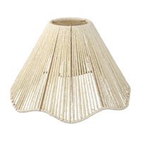 Magideal - Cuerda Tocada De Lámpara Tejida De Techo Cubierta De Techo Decoración De La Decoración De La Decoración De La Iluminación De La Lámpara De Sombra De L Beige