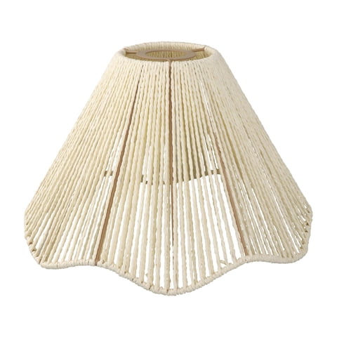Magideal - Cuerda Tocada De Lámpara Tejida De Techo Cubierta De Techo Decoración De La Decoración De La Decoración De La Iluminación De La Lámpara De Sombra De L Beige