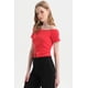 thumbnail image 2 of Polera Mujer Bardot Botones Rojo, 2 of 4