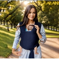 Oem - Fular Portabebe Ergonomico Elasticado Azul M