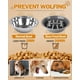 thumbnail image 5 of Cuencos elevados para perros Jovrun para perros medianos y grandes con 2 cuencos, 5 of 7