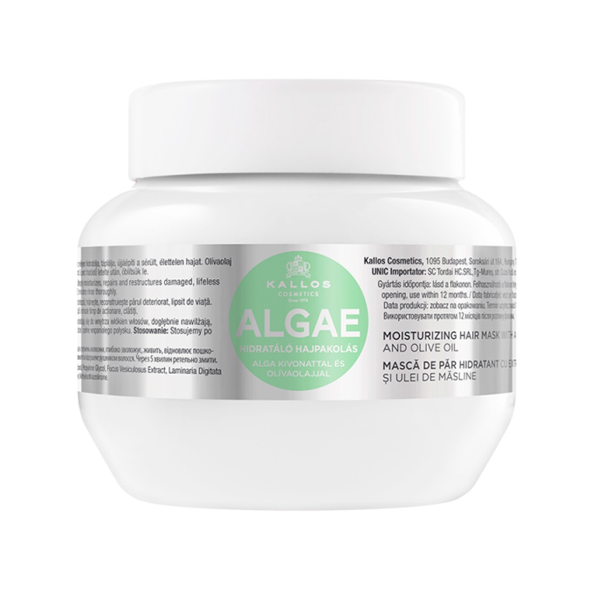 Kallos - - Máscara Algae Con Extractos De Algas Y Aceite De Oliva 275Ml