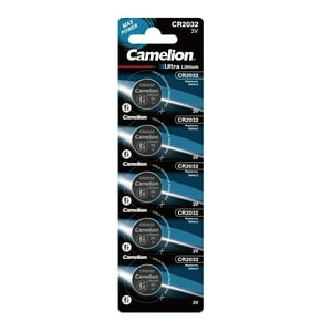 Pilas Tipo Boton De Litio Cr2032 5Un - Camelion