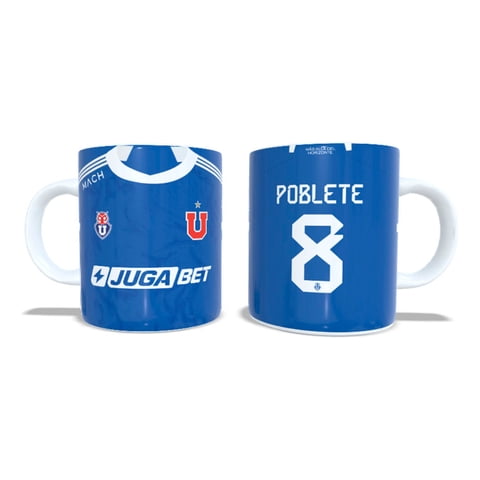 Arumistorechile - Tazon Taza + Porta Vaso U De Chile 2024 Israel Poblete